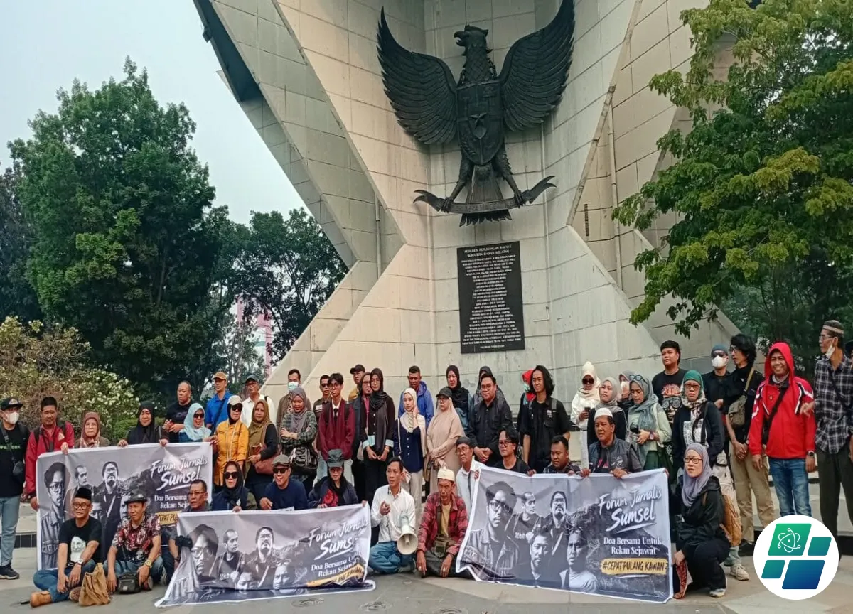 Lima Jurnalis Hilang, Insan Pers Sumsel Gelar Doa Bersama