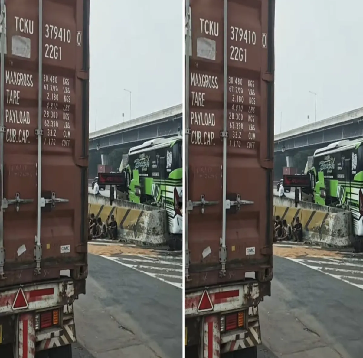 Kecelakaan Dump Truck dan Bus Sahabat Terjadi di Cikarang, Arus Lalu Lintas Sempat Terganggu