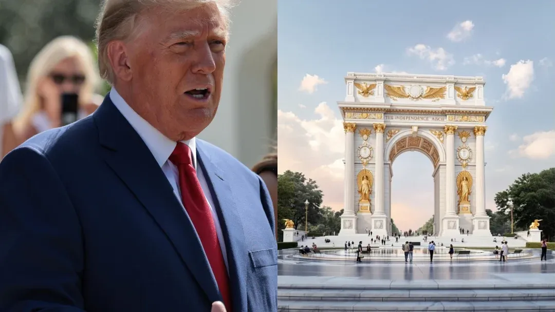 Trump Triumphal Arch Berubah Jadi Kompleks Militer, Ada Drone dan Penembak Jitu