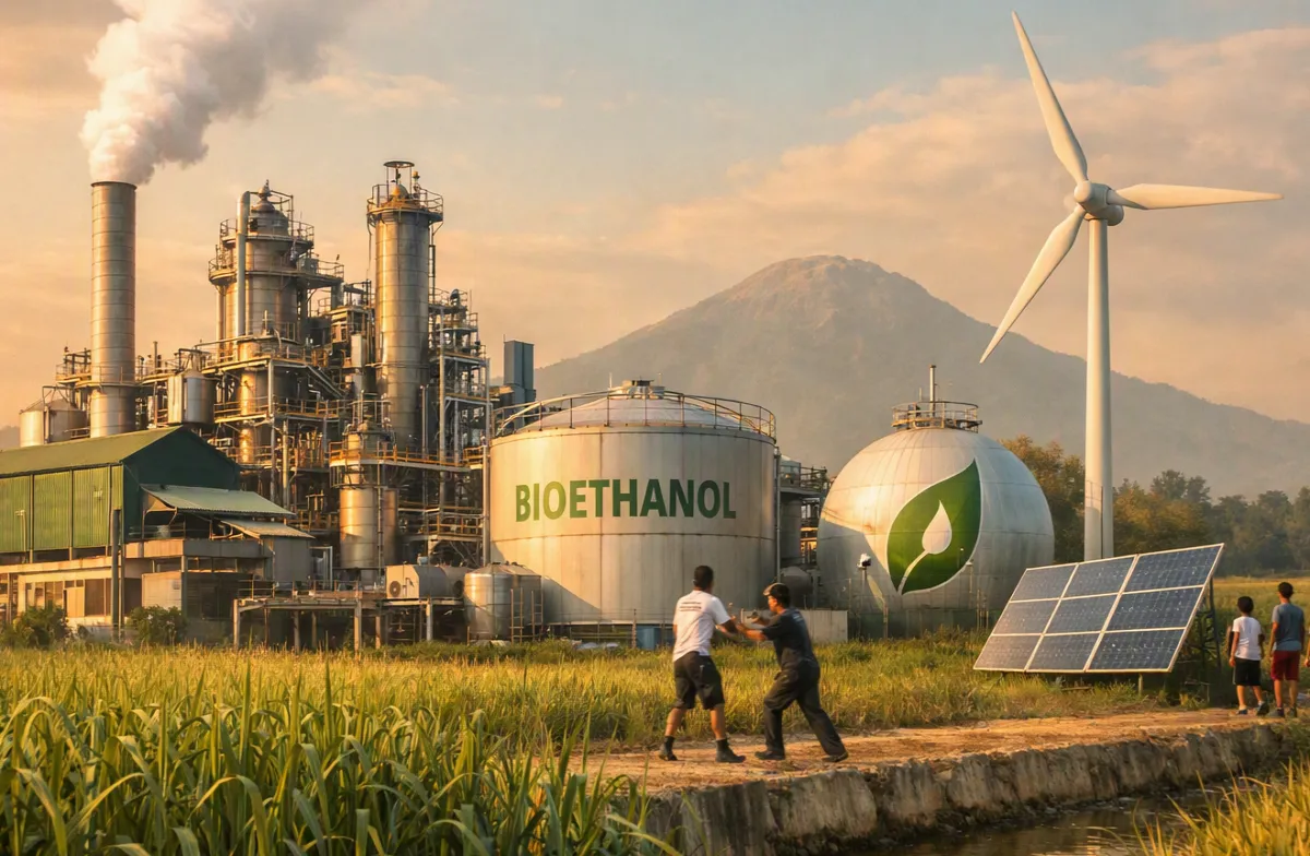 Bioetanol Indonesia Dikebut: 2 Juta Hektare Lahan, 44 Bupati, hingga Target E50