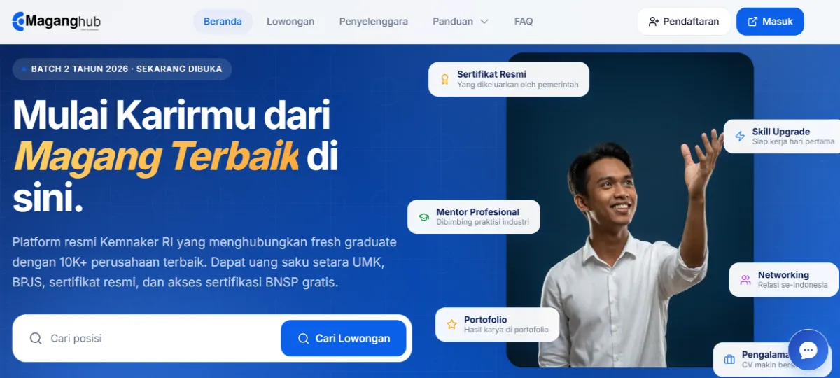 350 Ribu Sarjana Lamar MagangHub, Hanya 40 Ribu Lolos