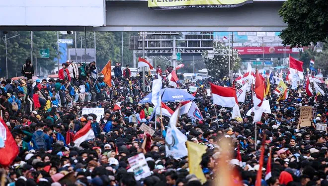 50 Ribu Buruh Bergerak di Jakarta Hari Ini, Polisi Siapkan Pengamanan Lalu Lintas