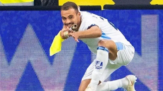Pemain Timnas Israel Saied Abu Farchi Kena Kartu Merah gegara Selebrasi