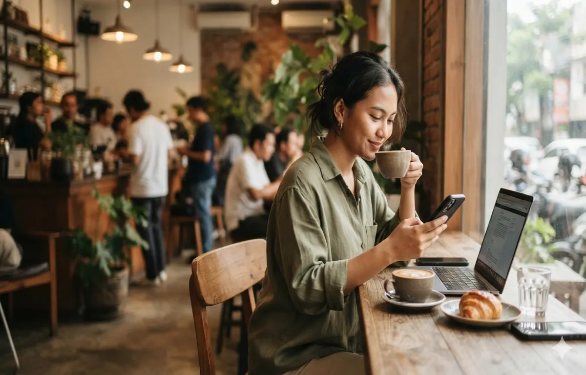 Nongkrong Sendirian di Kafe, Emang Nggak Bosen? Ternyata Ini Alasannya