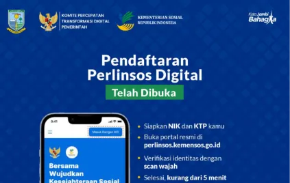 Pemerintah Digitalisasi Bansos, Target 48 Juta Keluarga Terdaftar di Perlinsos