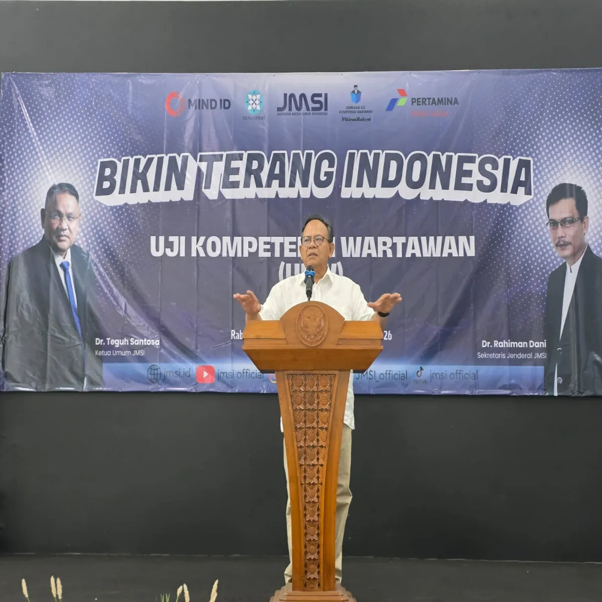 Buka UKW JMSI, Ketua Dewan Pers Soroti Tantangan Wartawan