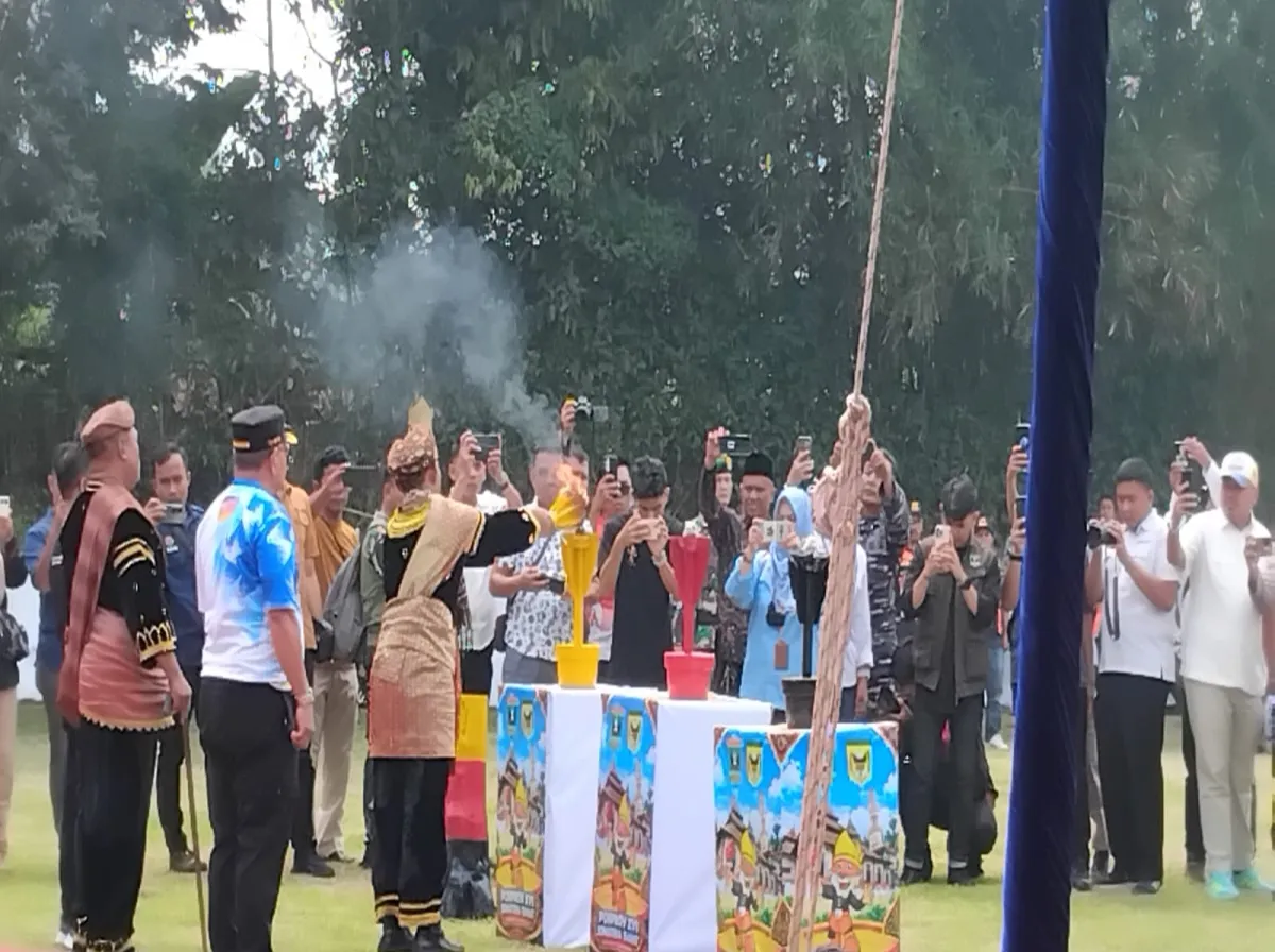 Api Porprov XVI Sumbar Dijemput di Pariangan, Simbol Semangat 19 Daerah