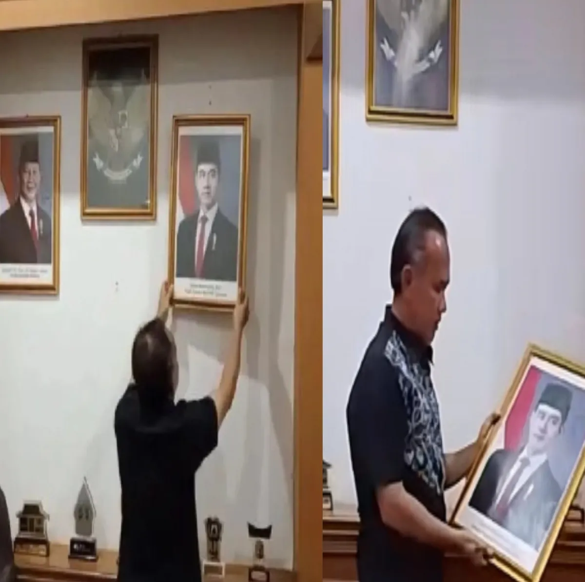 Wakil Ketua DPRD Sukabumi Turunkan Foto Gibran Usai Putusan MK, Ini Alasannya