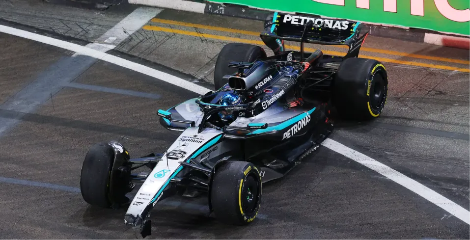 F1 GP Singapore: Russell Tercepat di Latihan Tunggal, Tapi Start dari Buncit