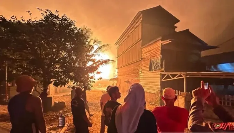 Kebakaran Dusun Serdang, 600 Rumah Terdampak