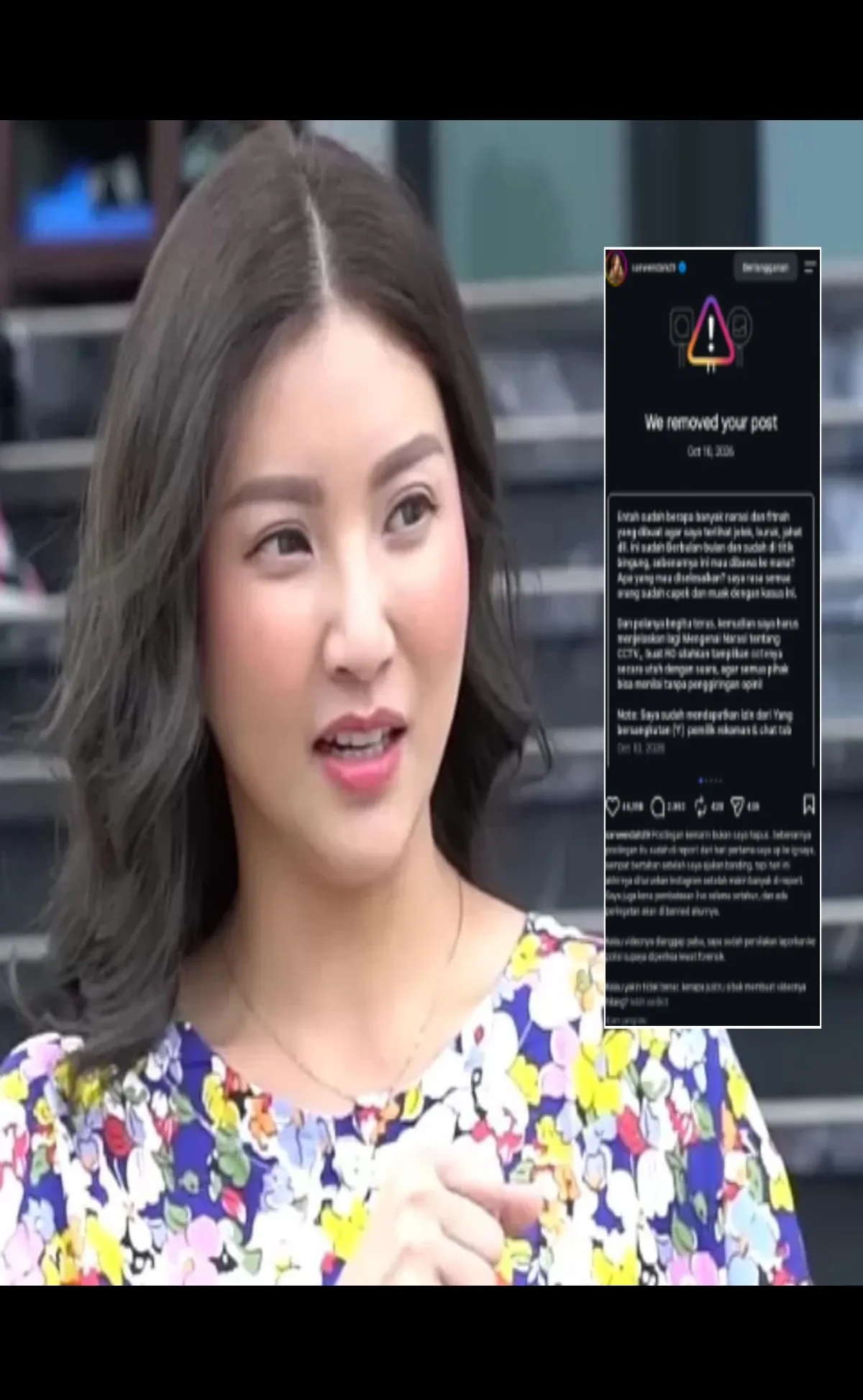 Akun Instagram Sarwendah Disebut Kena Pembatasan Live Setahun