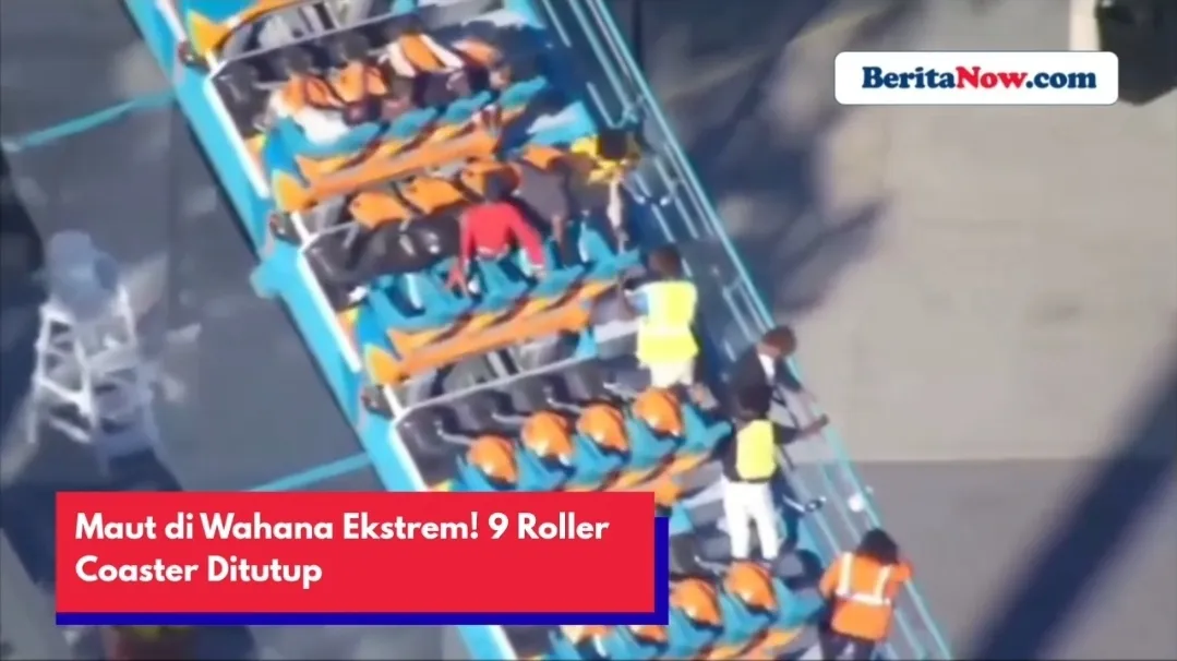 Kecelakaan Roller Coaster di AS Tewaskan Pria, 9 Wahana Diperiksa