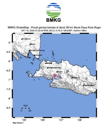 Gempa Bogor Rusak 349 Rumah dan 5 Tempat Ibadah, BMKG Turun ke Lapangan