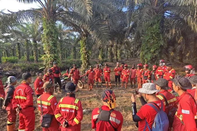 Manggala Agni Riau Perkuat Pemadaman Karhutla Jambi
