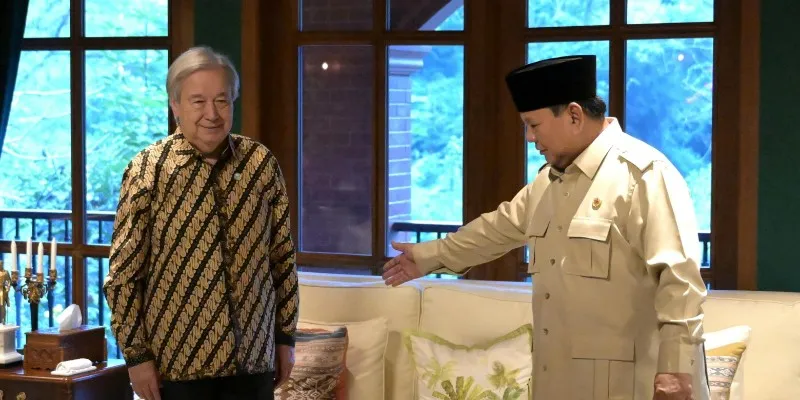 Sekjen PBB António Guterres Bermalam di Hambalang