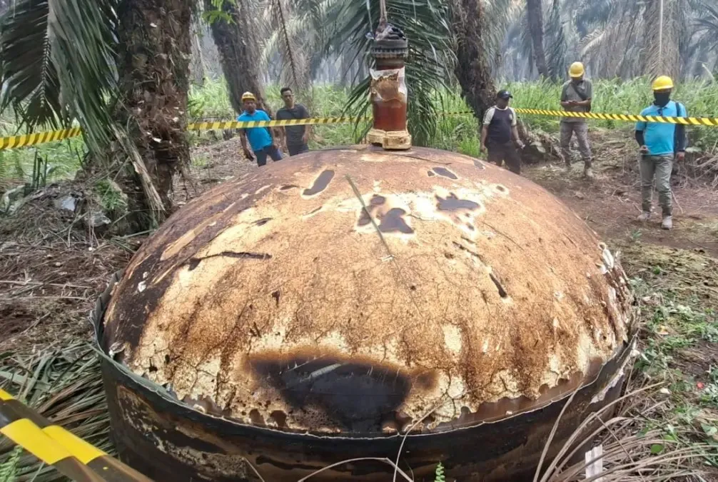 Benda Logam Mirip Kubah Ditemukan lagi di Kotawaringin Timur, Aparat Sisir Lokasi