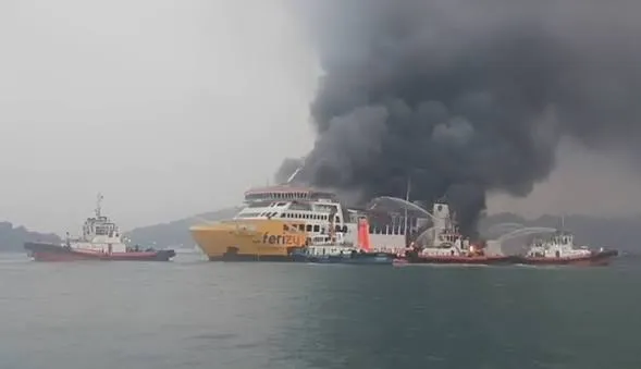 Kronologi KMP Batu Mandi Terbakar di Perairan Merak, Seluruh Penumpang Berhasil Dievakuasi
