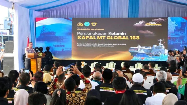 Nama Kapal Berubah, 1,16 Ton Ketamin Disita: Polisi Ungkap Sosok Pengendalinya