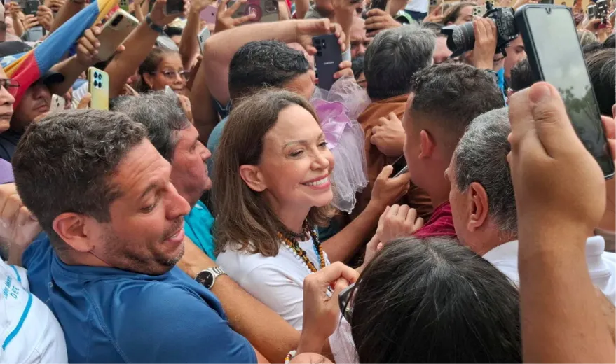 Maria Machado Pulang, Transisi Politik Venezuela Diuji