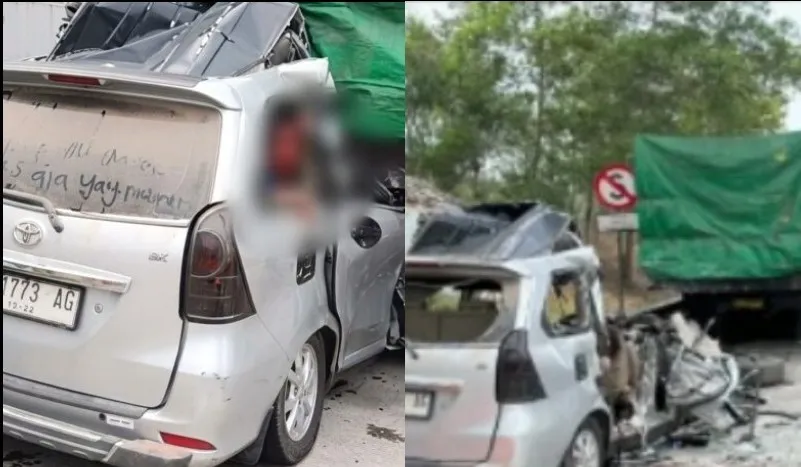 Avanza Tabrak Belakang Truk Tronton Tol Terpeka, Enam Penumpang Tewas