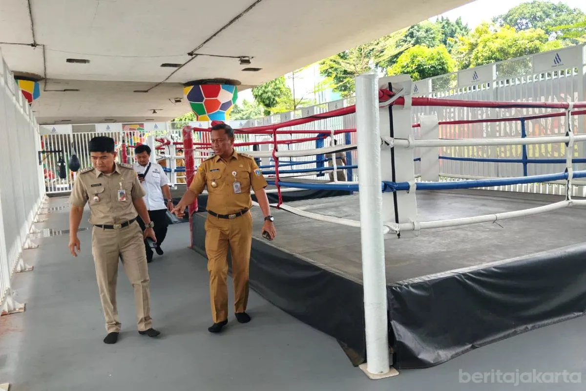 Cegah Tawuran, Kolong Flyover Kampung Melayu Disulap Jadi Arena Tinju