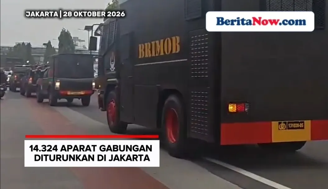Demo Hari Ini di Jakarta, 14.324 Personel Gabungan Dikerahkan
