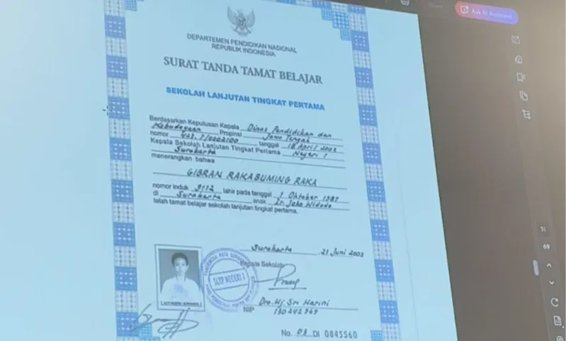 Ijazah Gibran Dibuka, Penggugat Malah Tinggalkan Sidang!