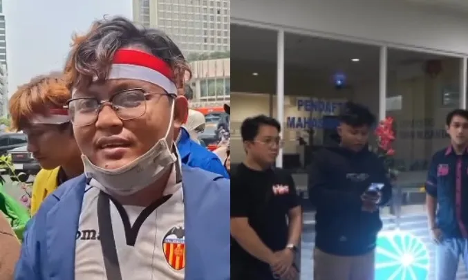 Viral Pria Pakai Almamater Undira di Bundaran HI, Akhirnya Klarifikasi