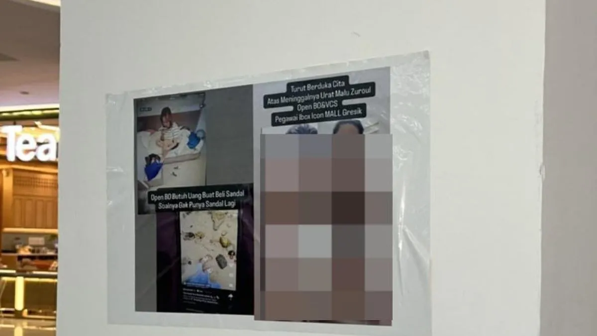 Poster Bugil Viral di Mal Gresik, Pengelola Siapkan Langkah Hukum