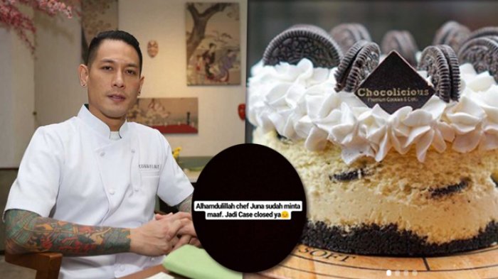 Chef Juna Minta Maaf Setelah Beri Komentar Menohok Pada Toko Kue yang Tolak Ucapan Selamat Natal