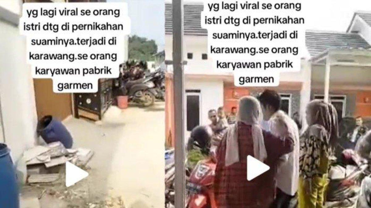 Viral di Media Sosial: Istri Sah Temukan Suami Diduga Menikah Lagi dengan Wanita Lain di Karawang