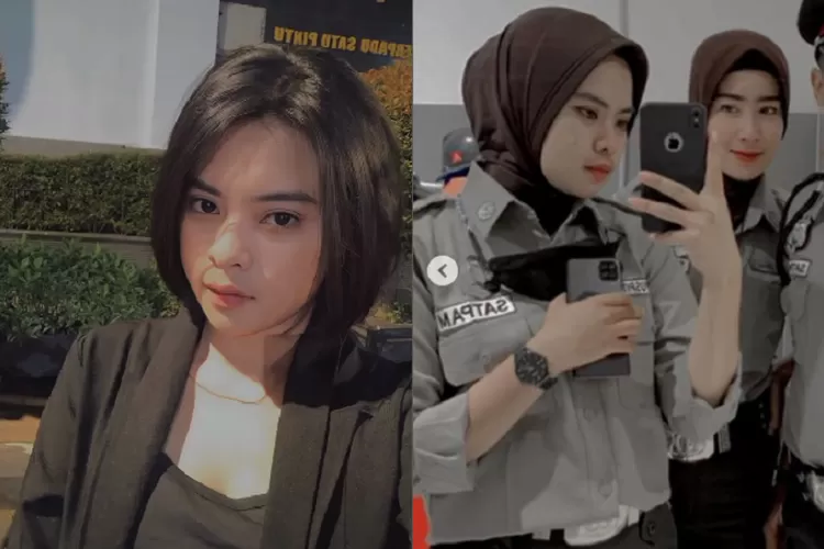 Viral! Kisah Lengkap Satpam Wanita di Surabaya yang Parasnya Menarik Perhatian