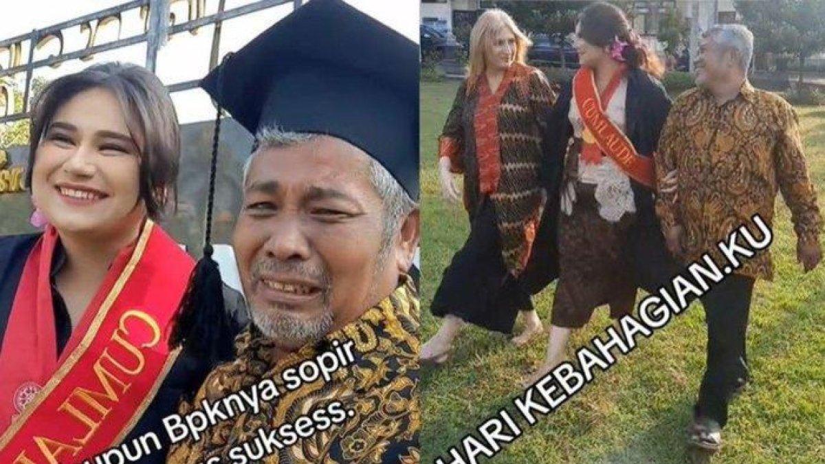 Viral Sopir Truk Sukses Kuliahkan Anak hingga S-1 dengan Predikat Cumlaude