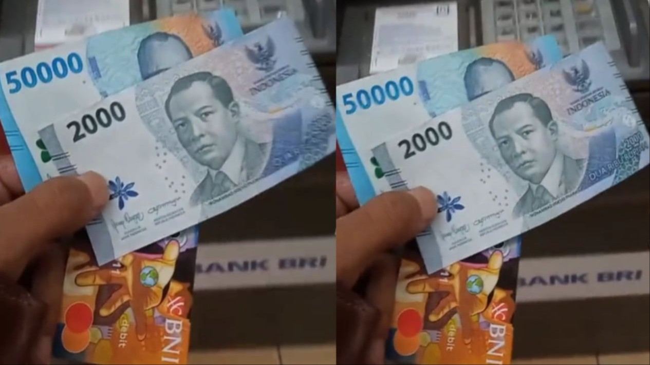 Viral Tarik Uang di ATM Rp100 Ribu, yang Keluar Hanya Rp52 Ribu