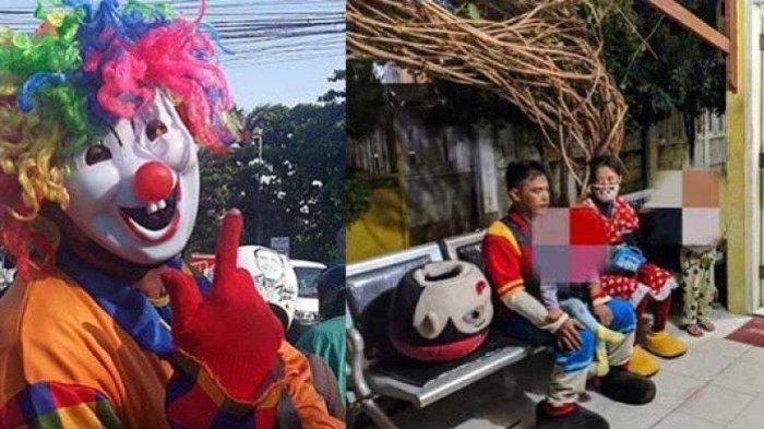 Viral! Pasutri Pengamen Badut Raup Rp500 Ribu Dalam 2 Jam, Gunakan Hasil Nginep di Hotel