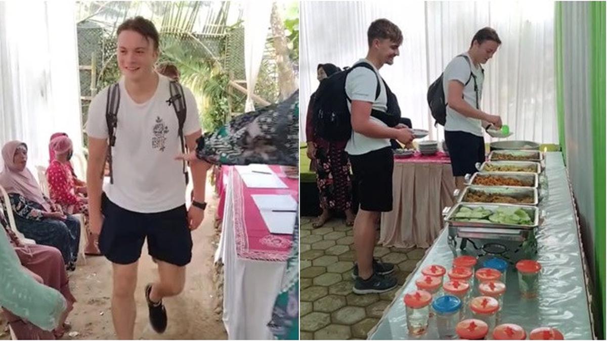 Kejadian Lucu, 2 Bule Nyasar Kondangan di Kulon Progo Karena Salah Sangka Dikira Rumah Makan