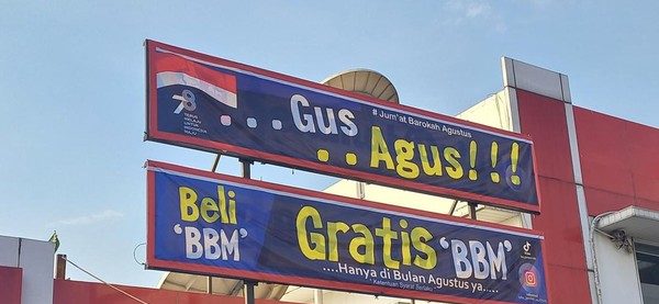 Kabar Gembira Bagi Yang Bernama Agus Dapat Bensin Gratis Dari SPBU, Ini Syaratnya