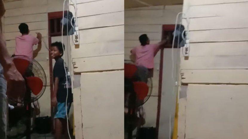 Teriak Histeris Maling di Aceh Dikurung Warga dan Ditakut-takuti Ular