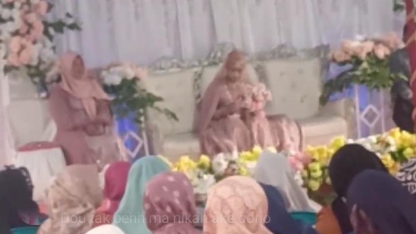 Mempelai Pria Kabur Setelah Akad Nikah, Pengantin Wanita Terpaksa Duduk Sendiri di Pelaminan