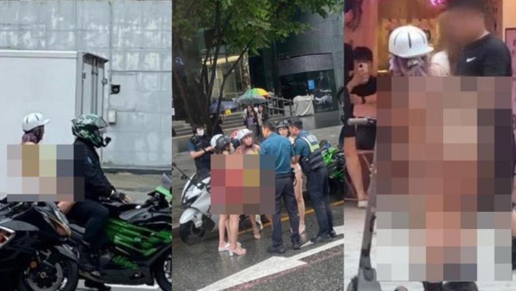Viral Aksi Bule Pakai Bikini di Tengah Kota