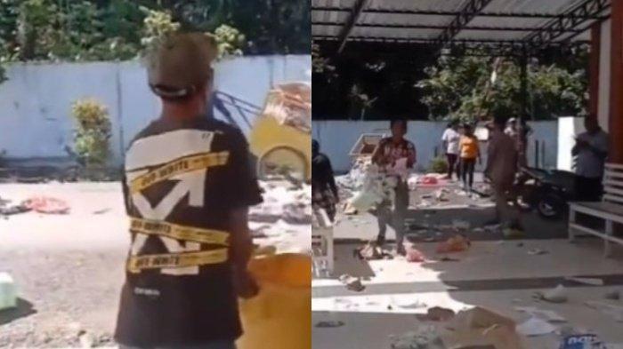 Viral Petugas Kebersihan RSUD Piru Maluku Mengamuk Hamburkan Sampah Gegara Gaji Tak Dibayar Selama 6 Bulan