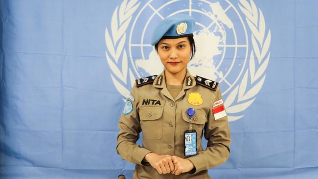 Briptu Renita Rismayanti Meraih Penghargaan Polisi Terbaik dari PBB