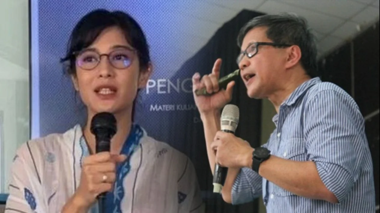 Cerita Dian Sastro 'Dihabisin' Rocky Gerung saat Sidang Skripsi