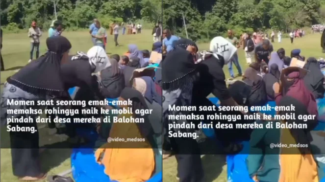 Emak-emak di Aceh Minta Pengungsi Rohingya Pindah dari Desa Mereka
