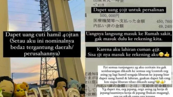 VIRAL Lahiran di Jepang WNI Ini Dapat Uang Cuti Rp40 Juta dan Jatah Cuti Setahun