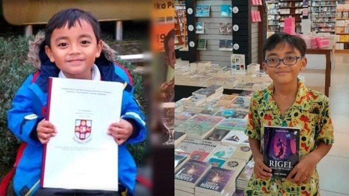 Keren Seorang Bocah Usia 11 Tahun Asal Trenggalek Terbitkan 40 Buku Full Bahasa Inggris