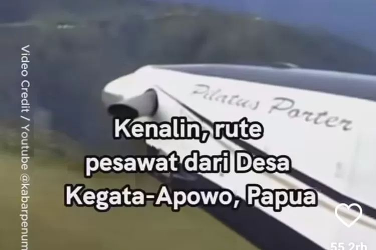 Rute Penerbangan Terpendek Cuma Terbang 37 Menit ada di Papua