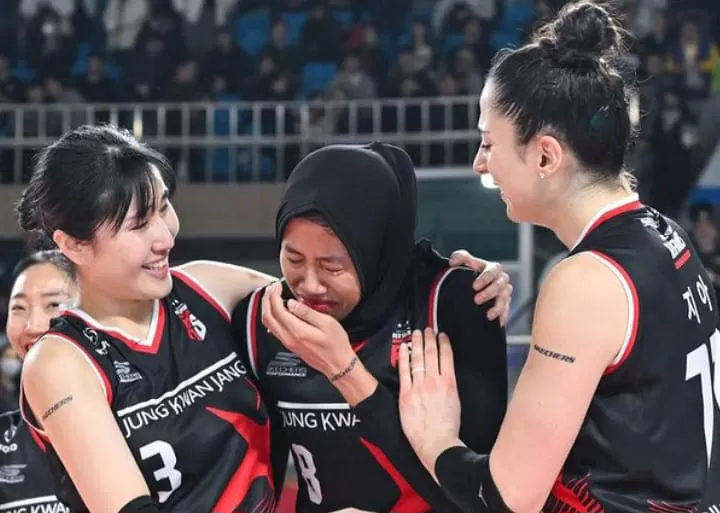 Alasan Megawati Menangis Setelah Red Sparks Kalahkan Pink Spiders di Liga Korea Selatan
