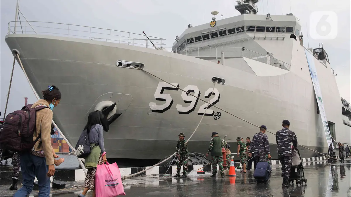 TNI AL Gelar Program Mudik Gratis Naik Kapal Perang Pulang Pergi, Catat Jadwal & Syaratnya