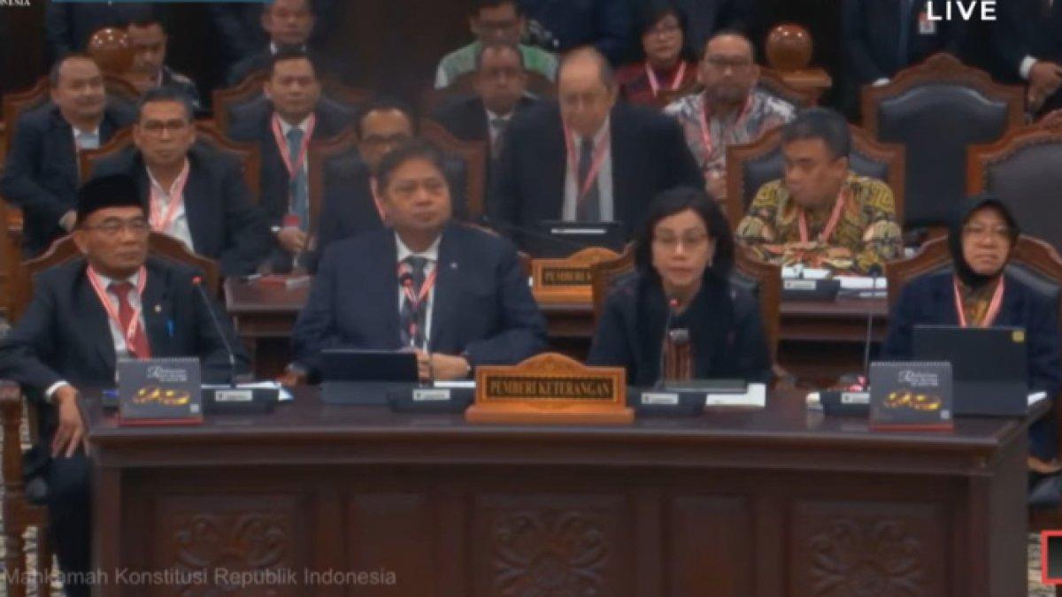 4 Menteri Beri Keterangan di MK atas Sidang Sengketa Pilpres 2024